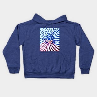 Plaintive Sun Royal Blue Kids Hoodie